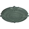 Ekena Millwork Attica Acanthus Leaf Ceiling Medallion (Canopies up to 4 5/8"), 53 1/2"OD x 3 1/2"P, Cloud Burst CM53ATCBF - alternate 2